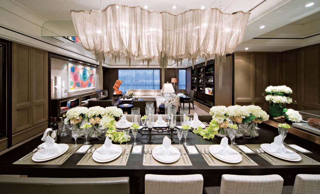 平层108平装修设计效果图片 现代风格装修样板间图片百乐居