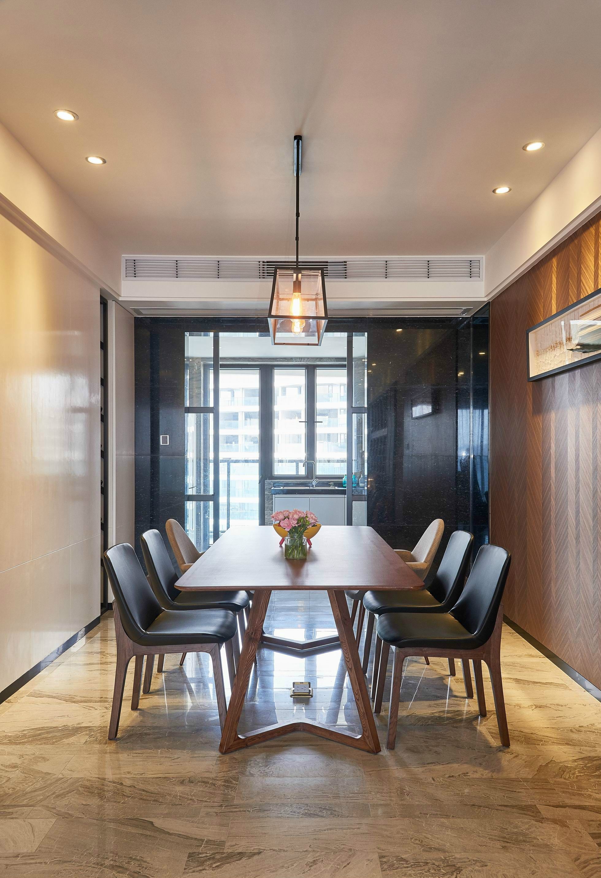 现代装修设计效果图片 128平米装修设计样板间图片 光彩城尚座