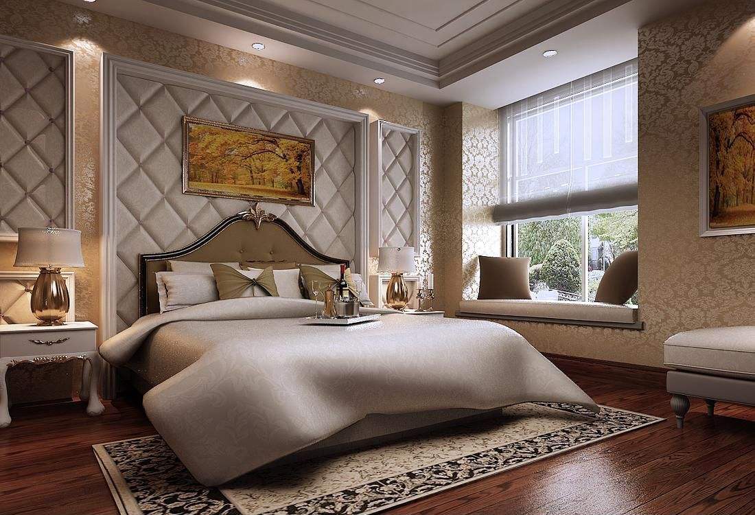 现代飘窗装修风格图片  16平米房间有飘窗怎么装修效果图 金地明悦