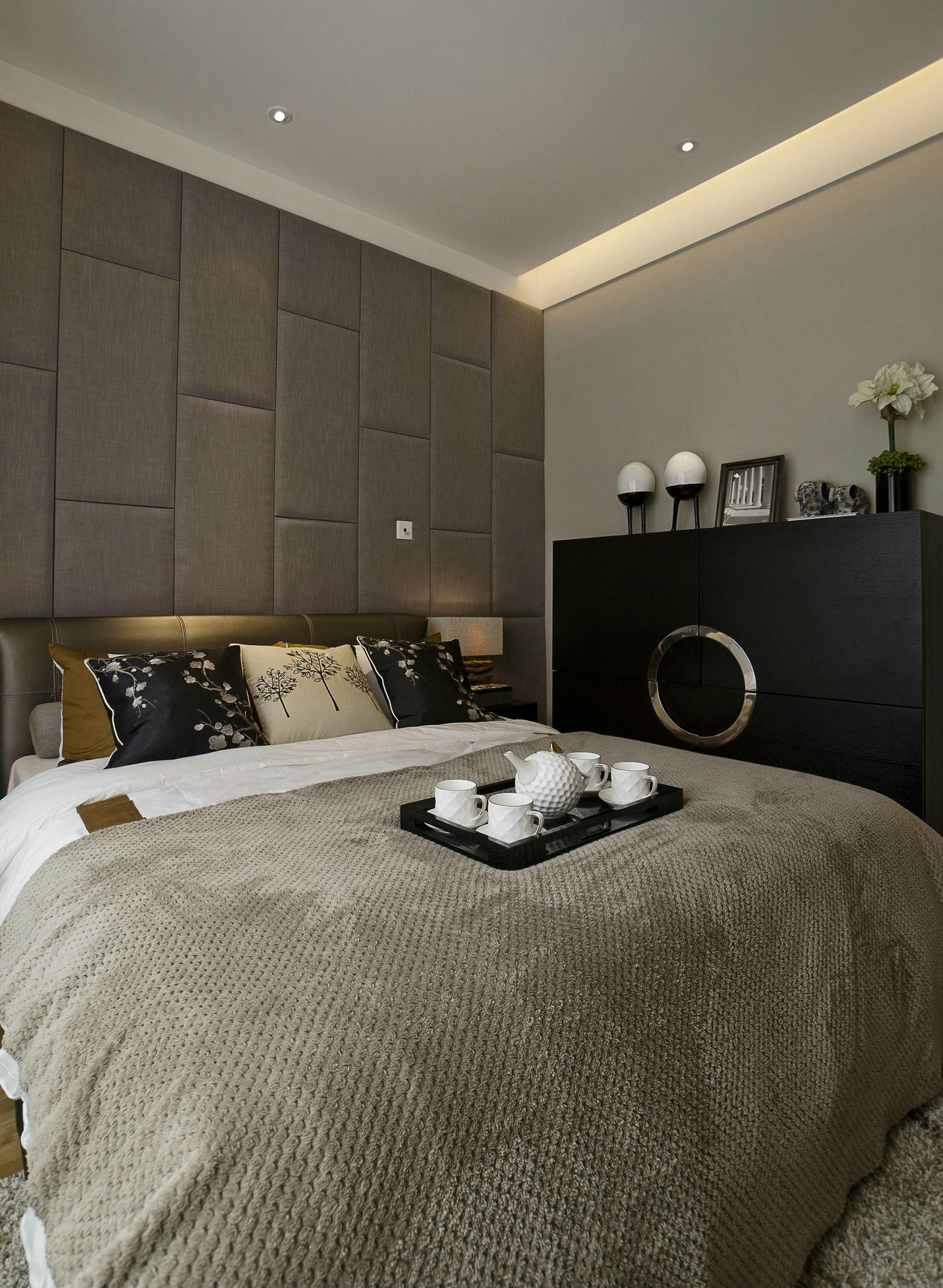 平层139平米装修设计效果图片 现代风格装修样板间万柳公寓北区