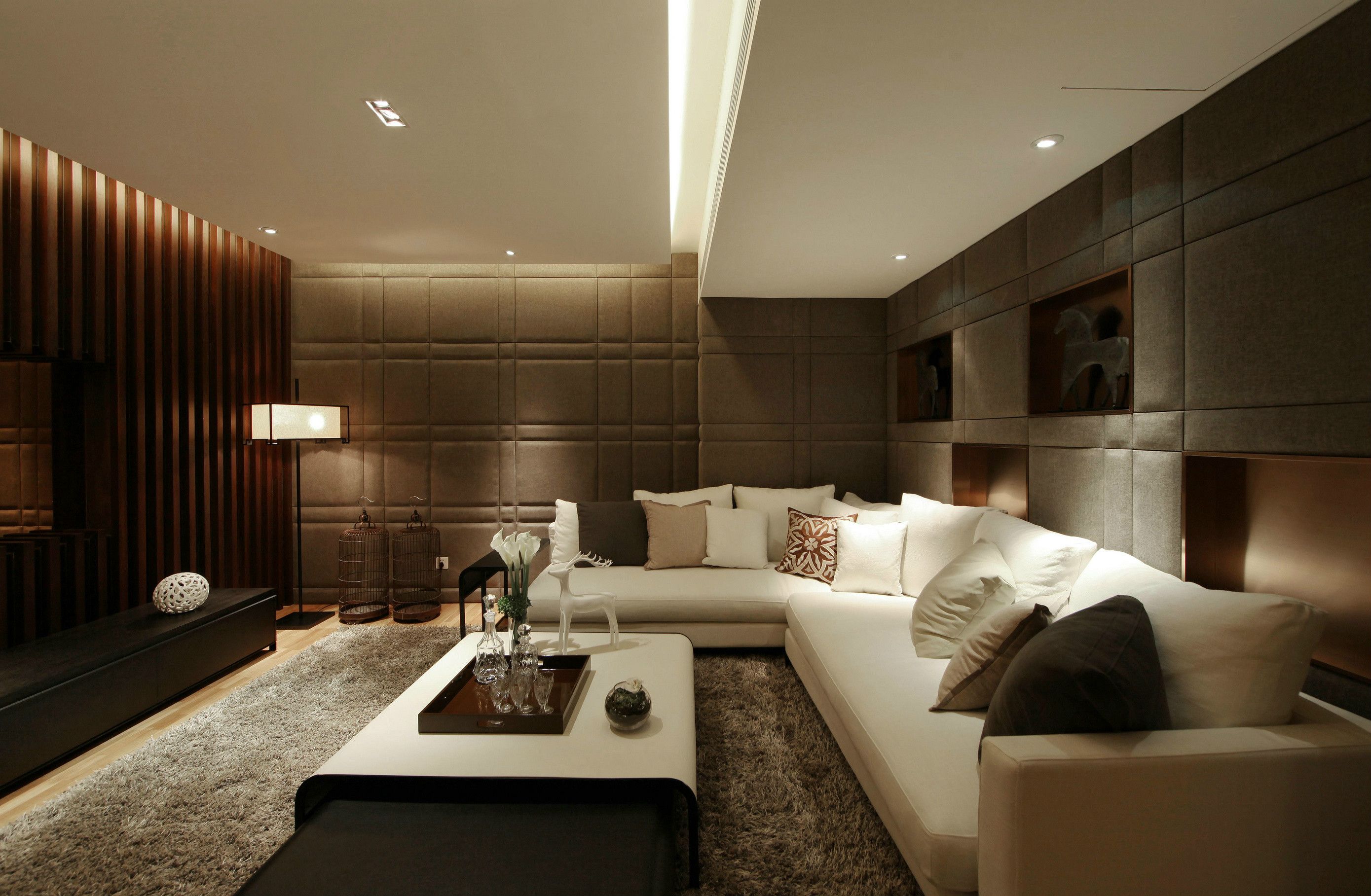 平层139平米装修设计效果图片 现代风格装修样板间万柳公寓北区