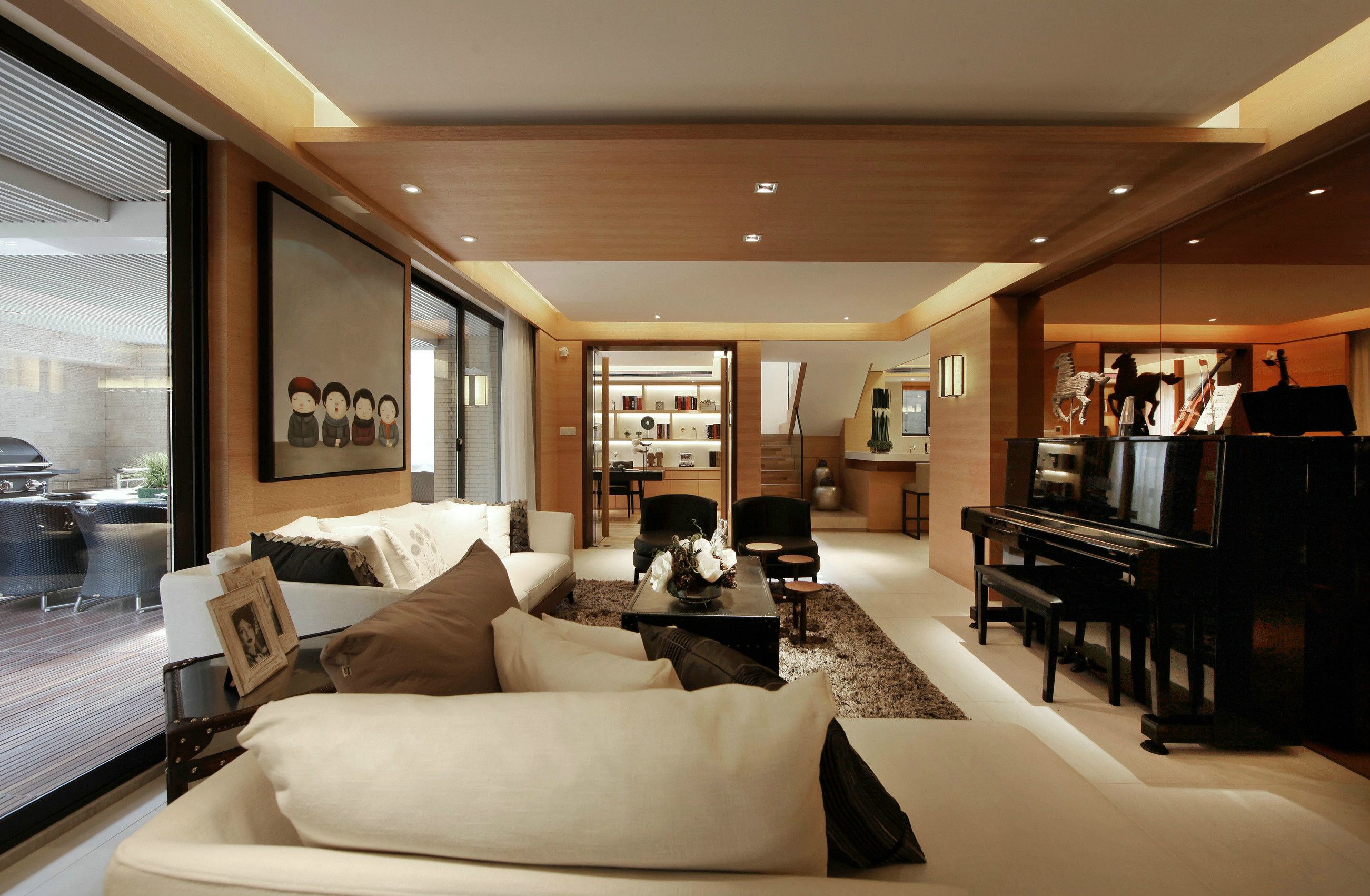 平层139平米装修设计效果图片 现代风格装修样板间万柳公寓北区