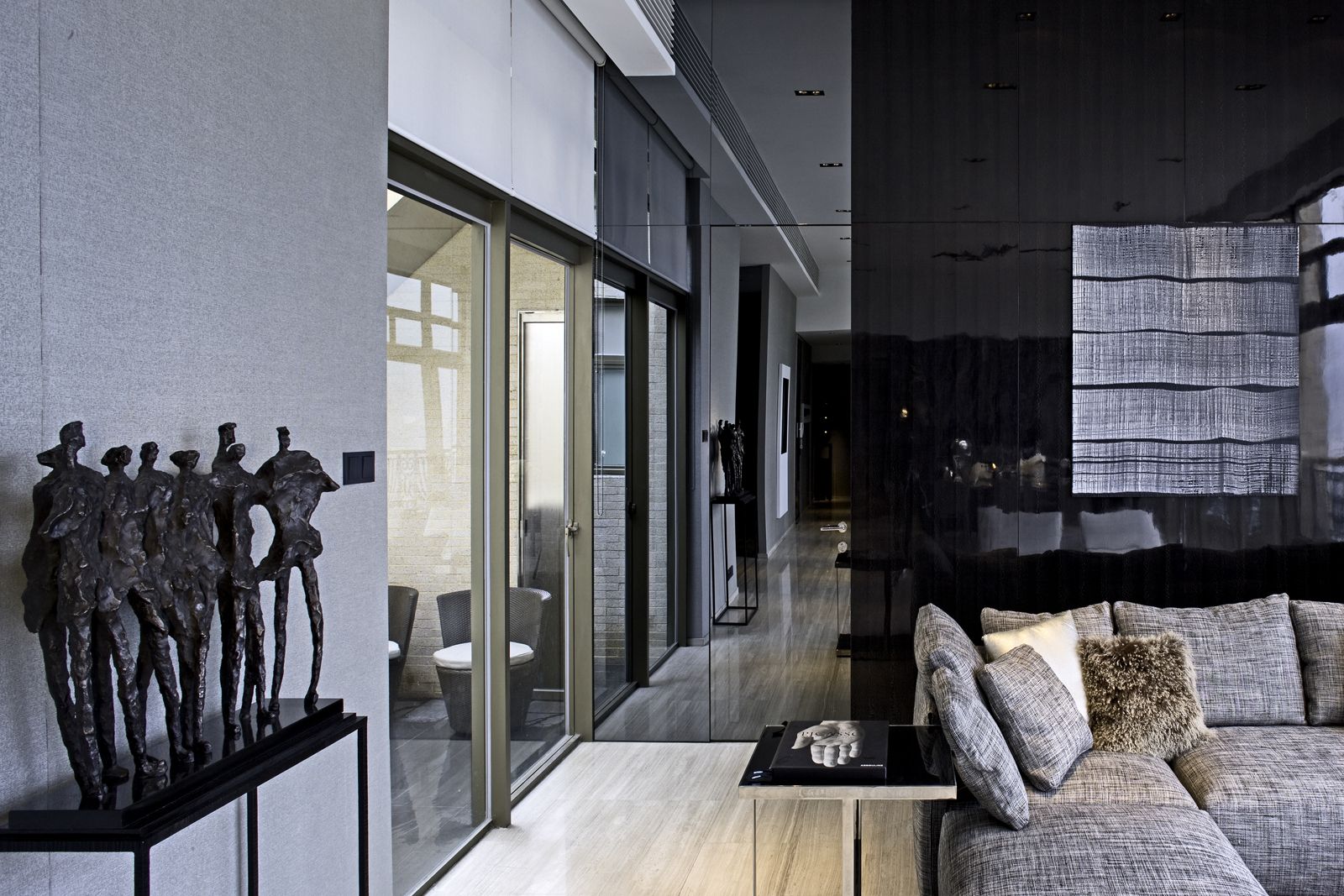 现代风格装修设计样板间图片 156平米装修样板间图片海亮滨河壹号