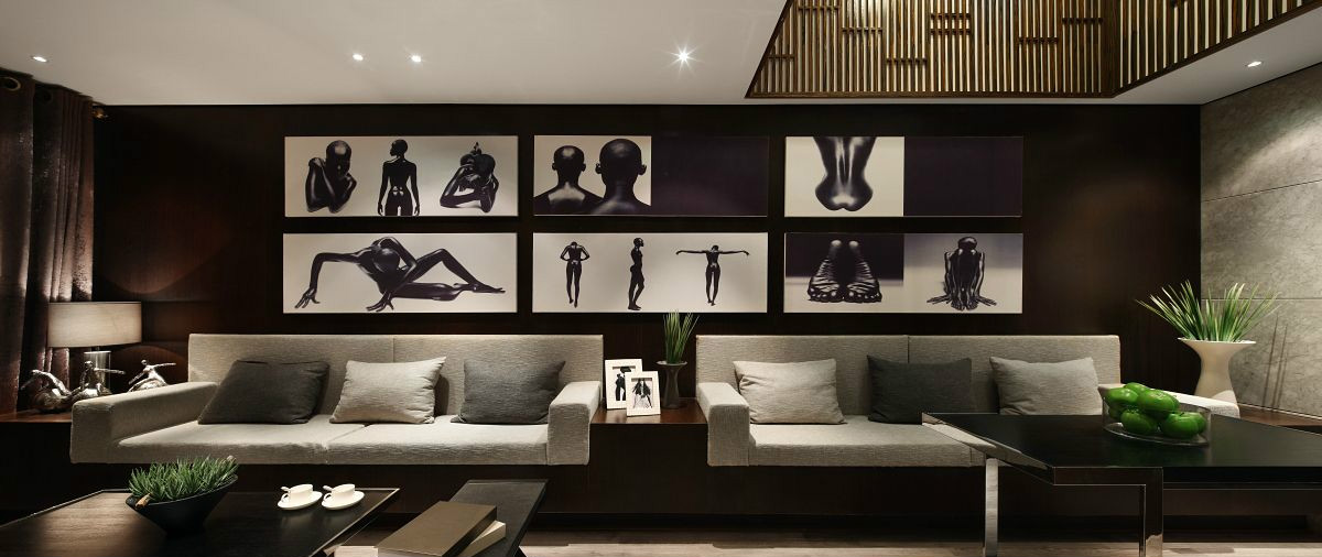 现代风格装修样板间图片 跃层房屋装修效果图 160平米 香君路玄景小区