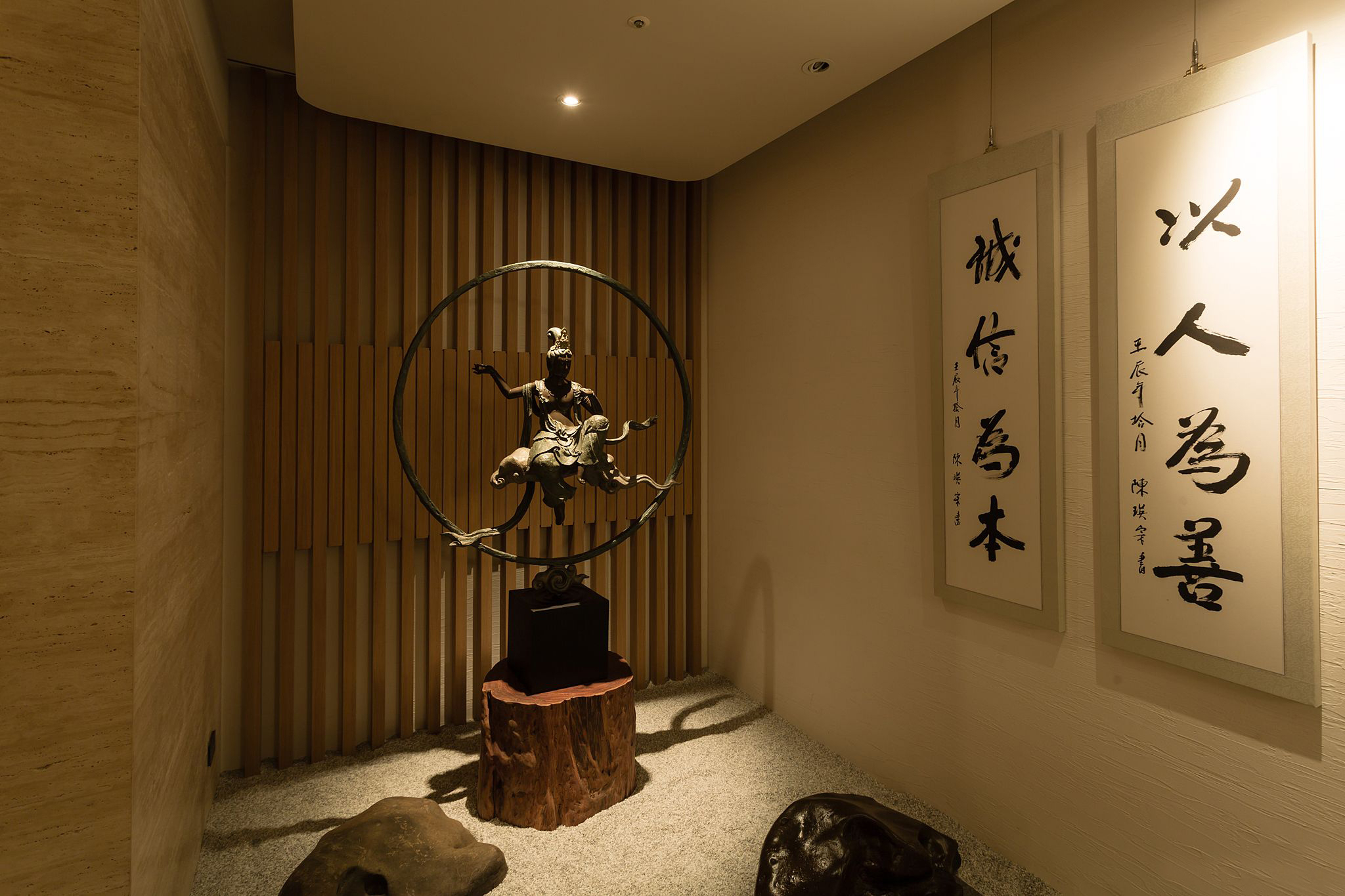 房屋装修效果图 中式风格平层108平米装修设计样板间图片 紫金花小区