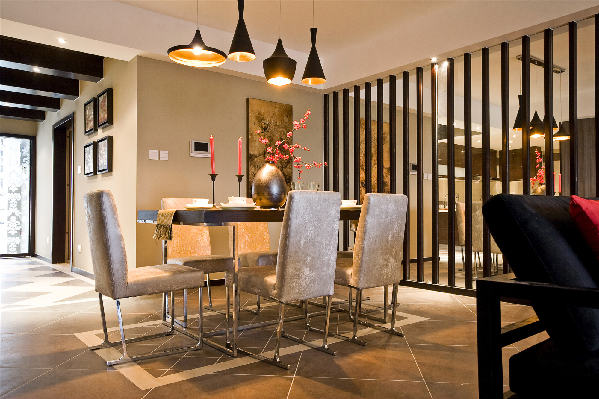 装修房子效果图 中式风格装修设计效果图片 平层139平米锦绣华城