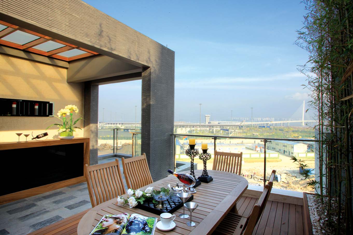 简约风格阳台装修效果图  9平米阳台黑白装修图片 欣家园