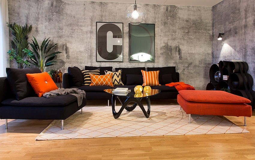 复式工业风装修案例效果图片 141平米房子实景样板间 光彩阳光城