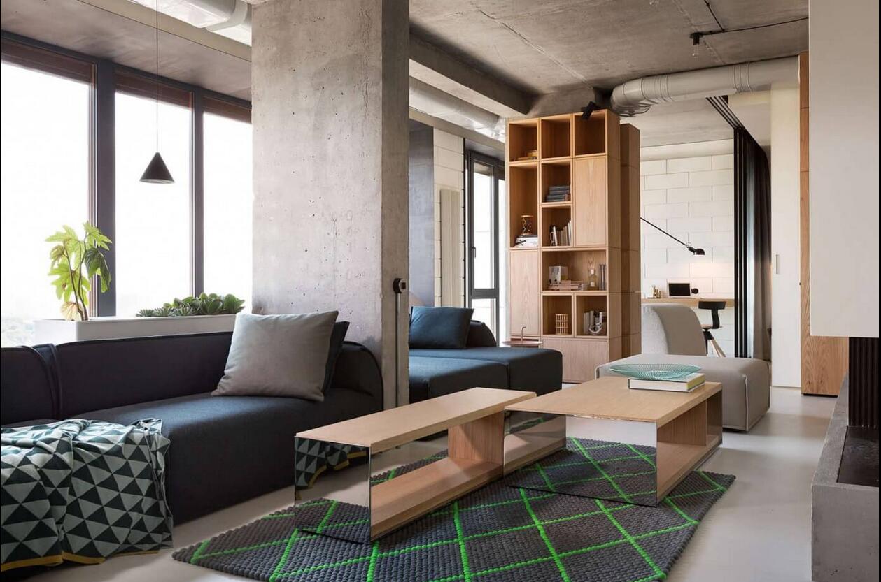 工业装修风格图片 189平米房子装修效果图 复式同人阳光样板间