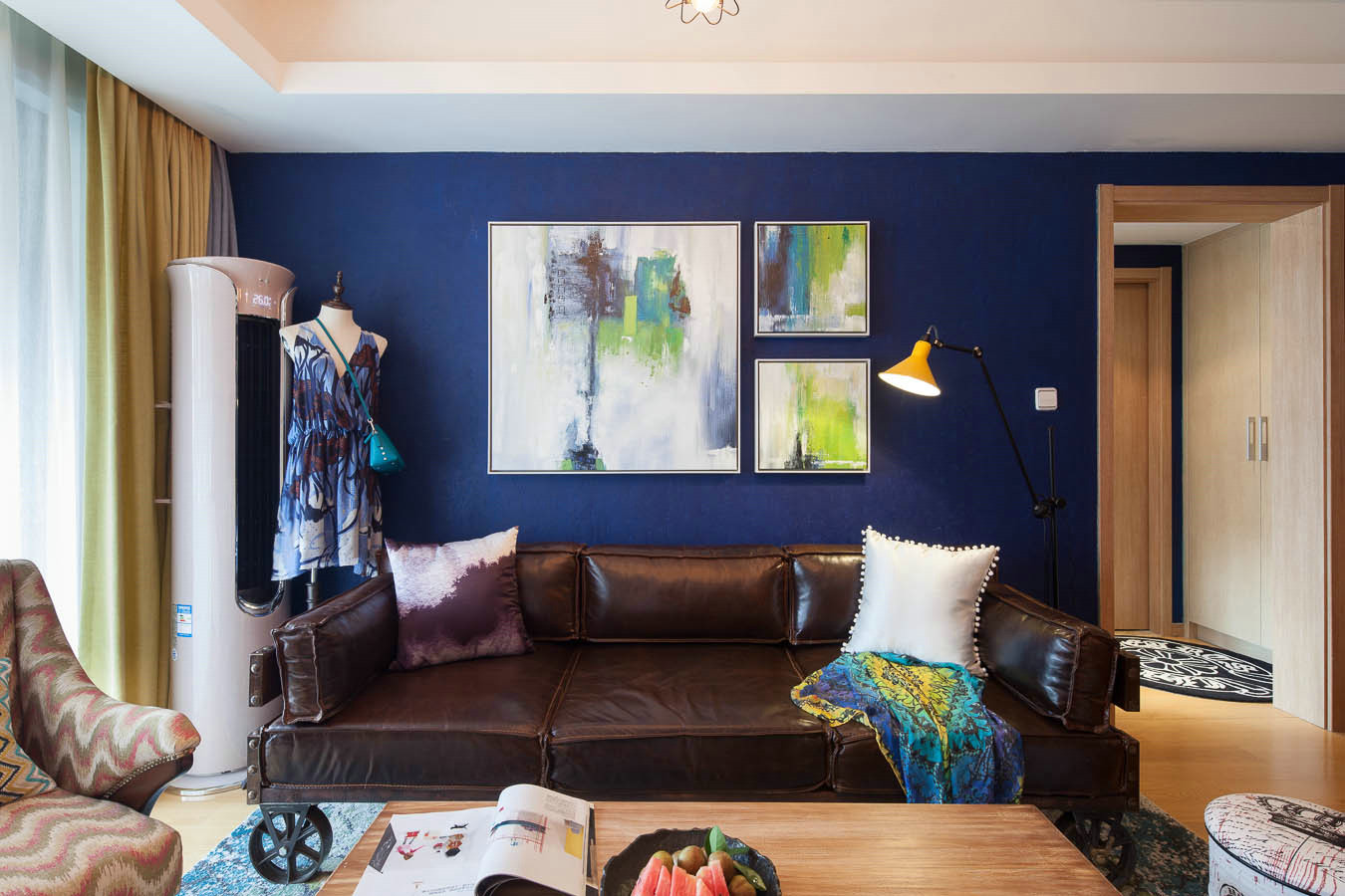 装修房子设计样板间图片  混搭装修样板间效果图 95平米阳光小筑