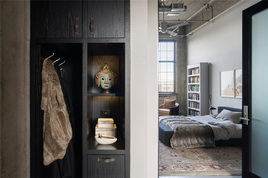 工业装修风格图片 112平米房子装修效果图 复式五洲幸福湾样板间