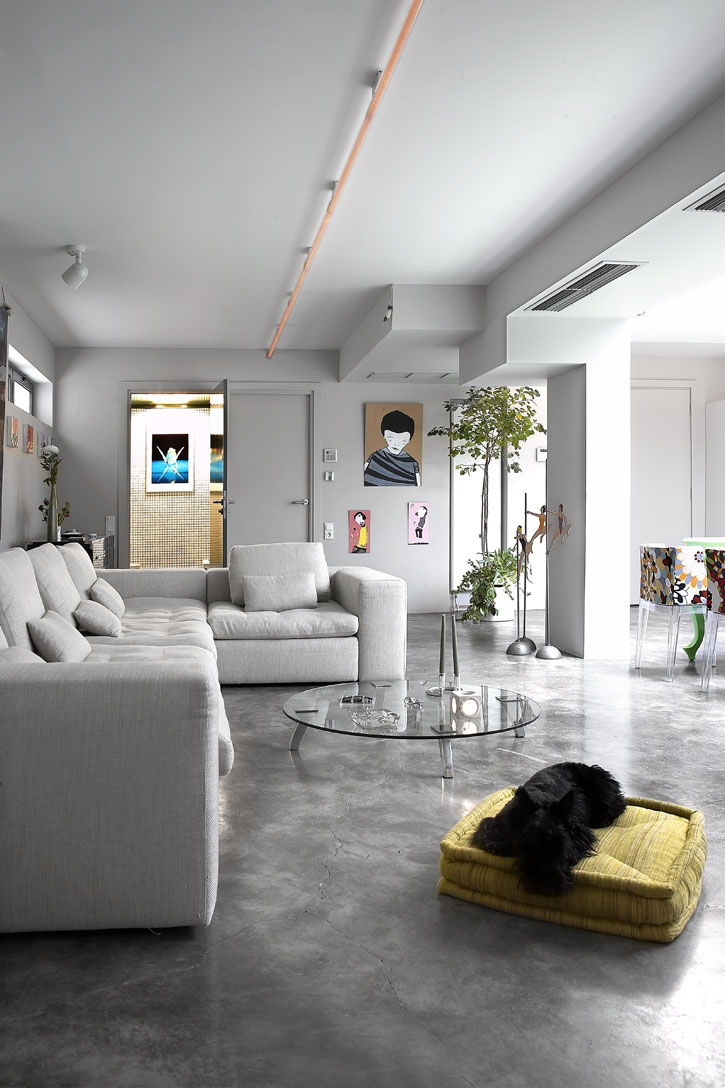 工业装修风格图片 115平米房子装修效果图 两室一厅明珠广场样板间