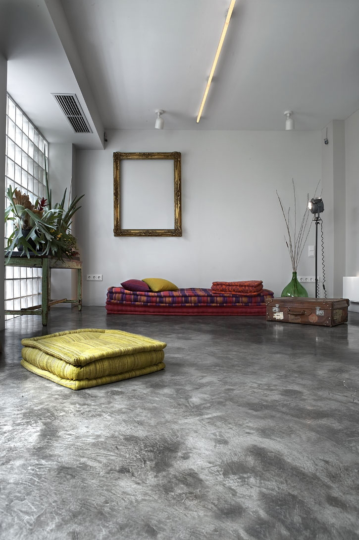 工业装修风格图片 115平米房子装修效果图 两室一厅明珠广场样板间