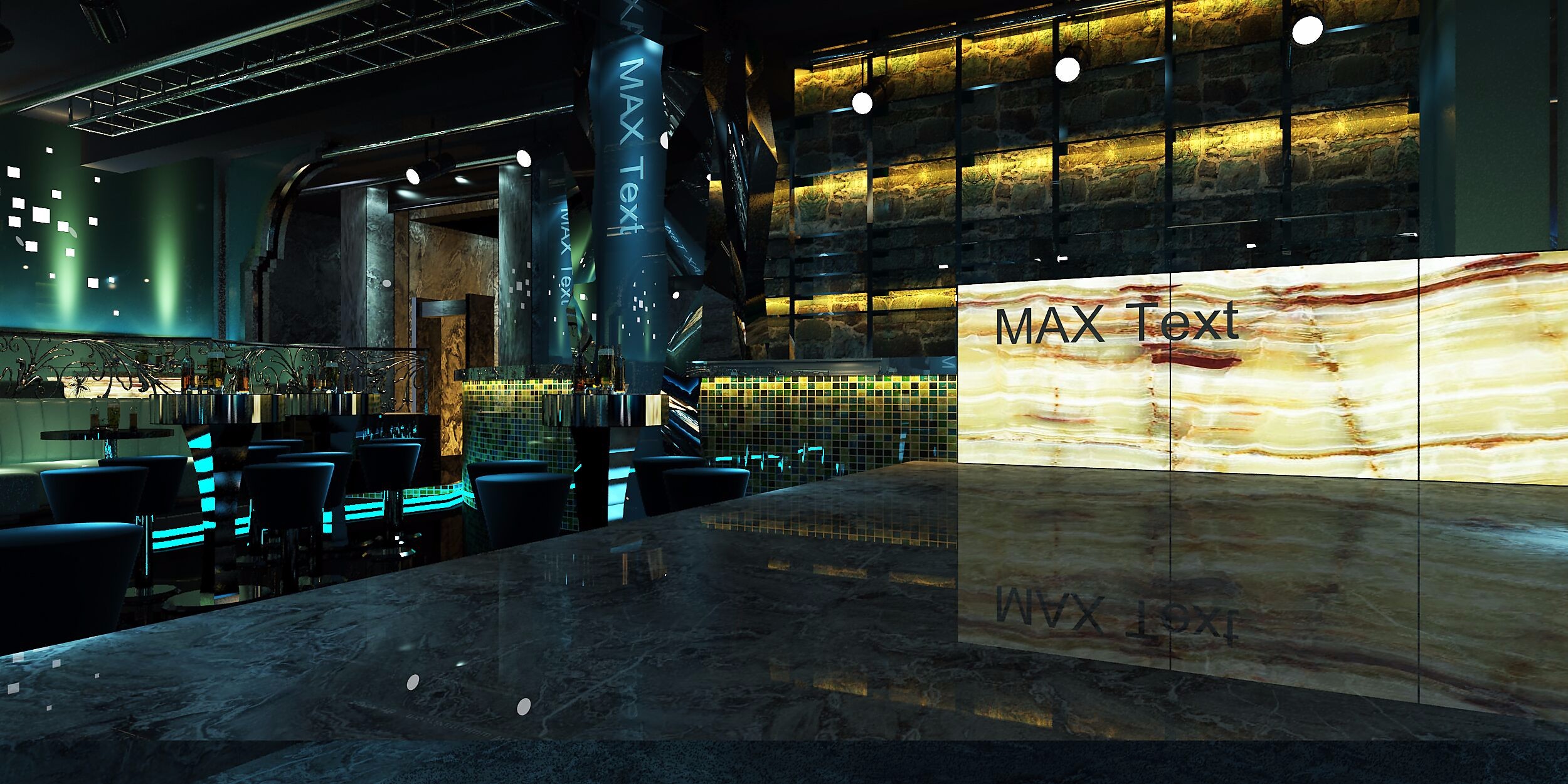 2019ktv装修效果图片 工业风格ktv装修设计实景图片 560平米