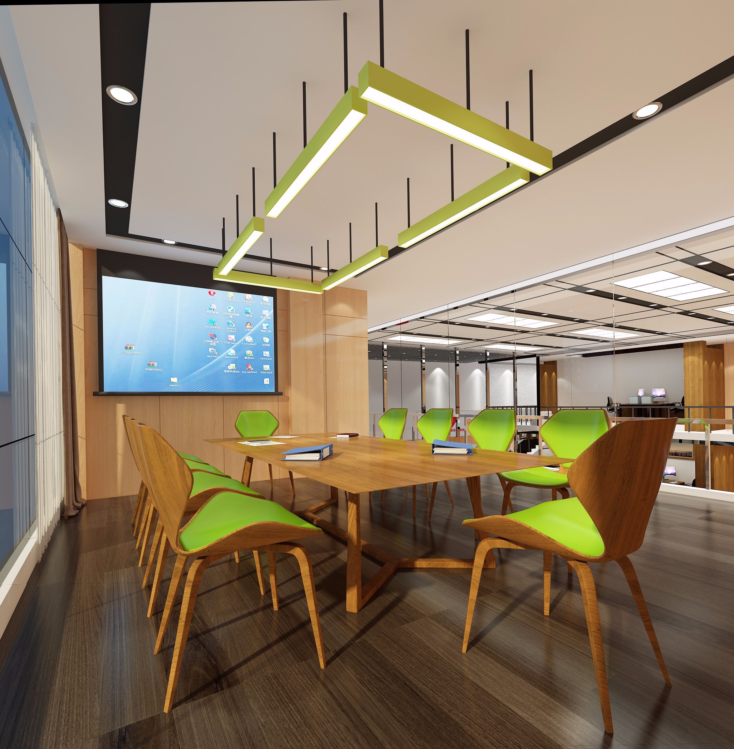   办公室装修图片简约风格 