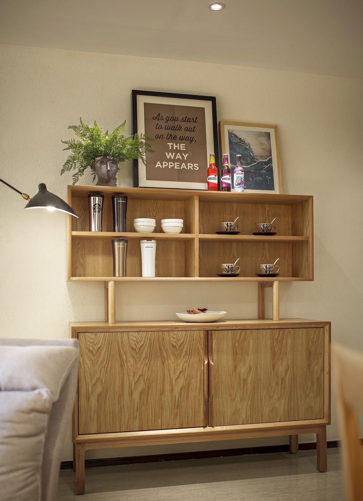 北欧风格装修效果图 125平方三室两厅北欧装修图片  协信公馆