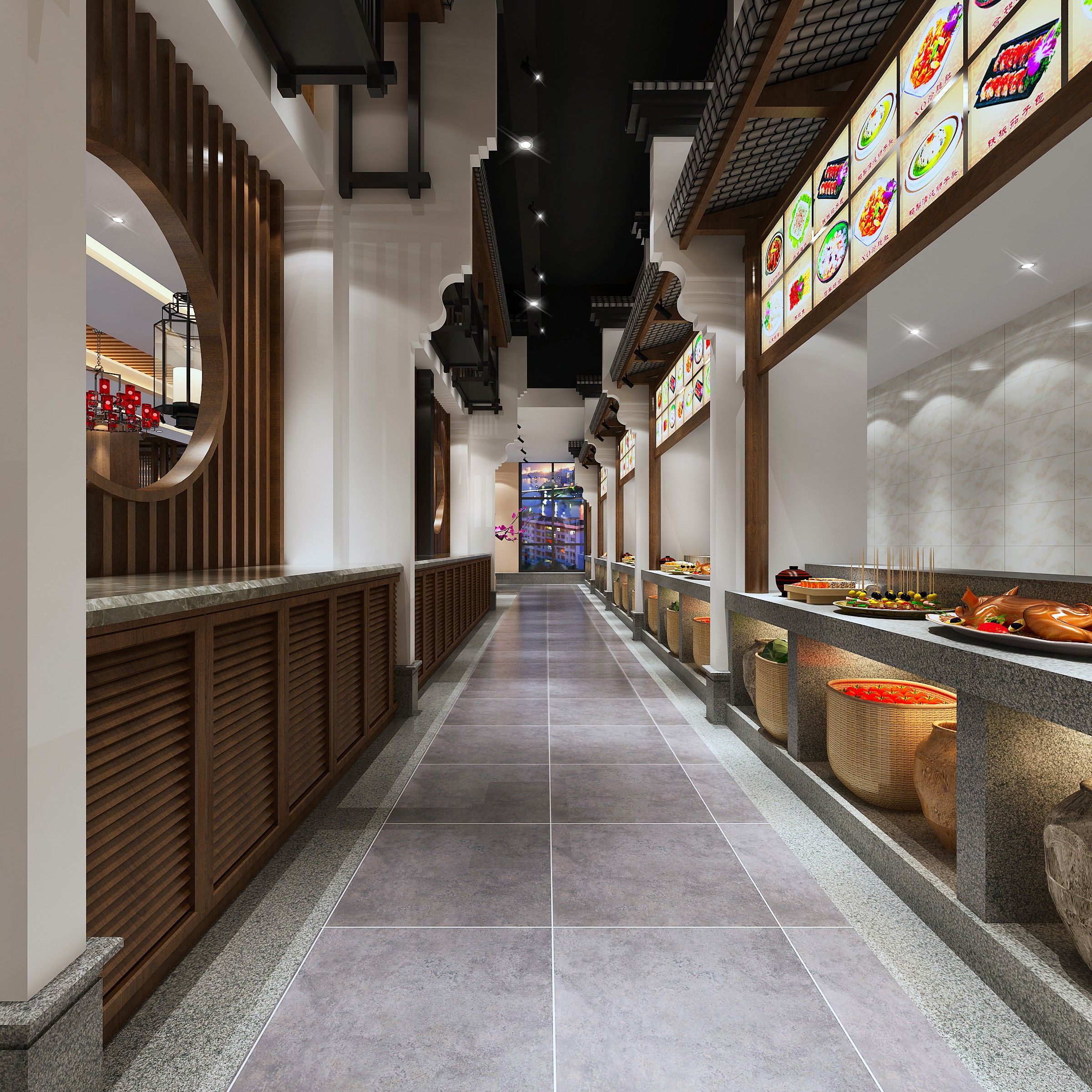 主题餐饮酒店装修效果图