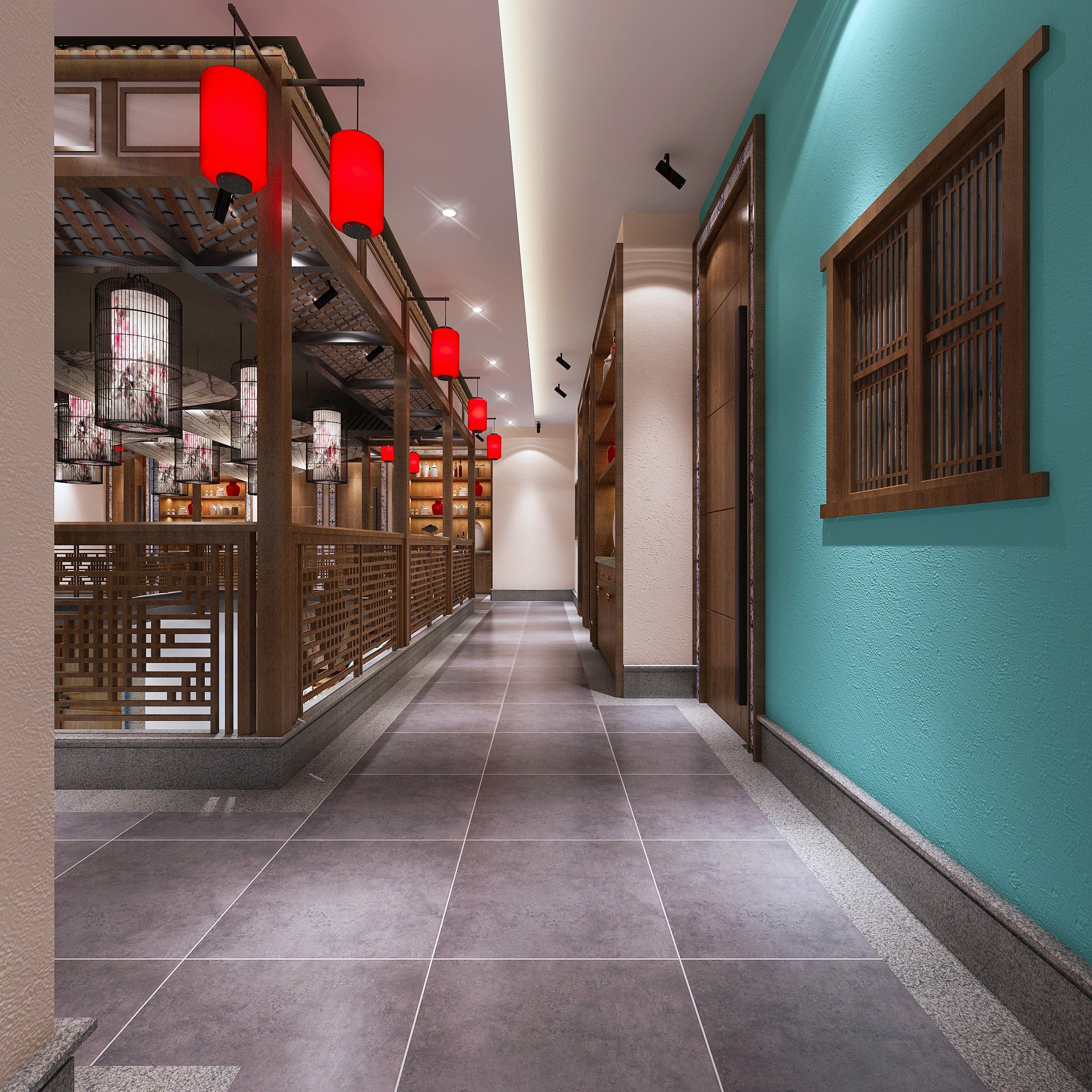 主题餐饮酒店装修效果图
