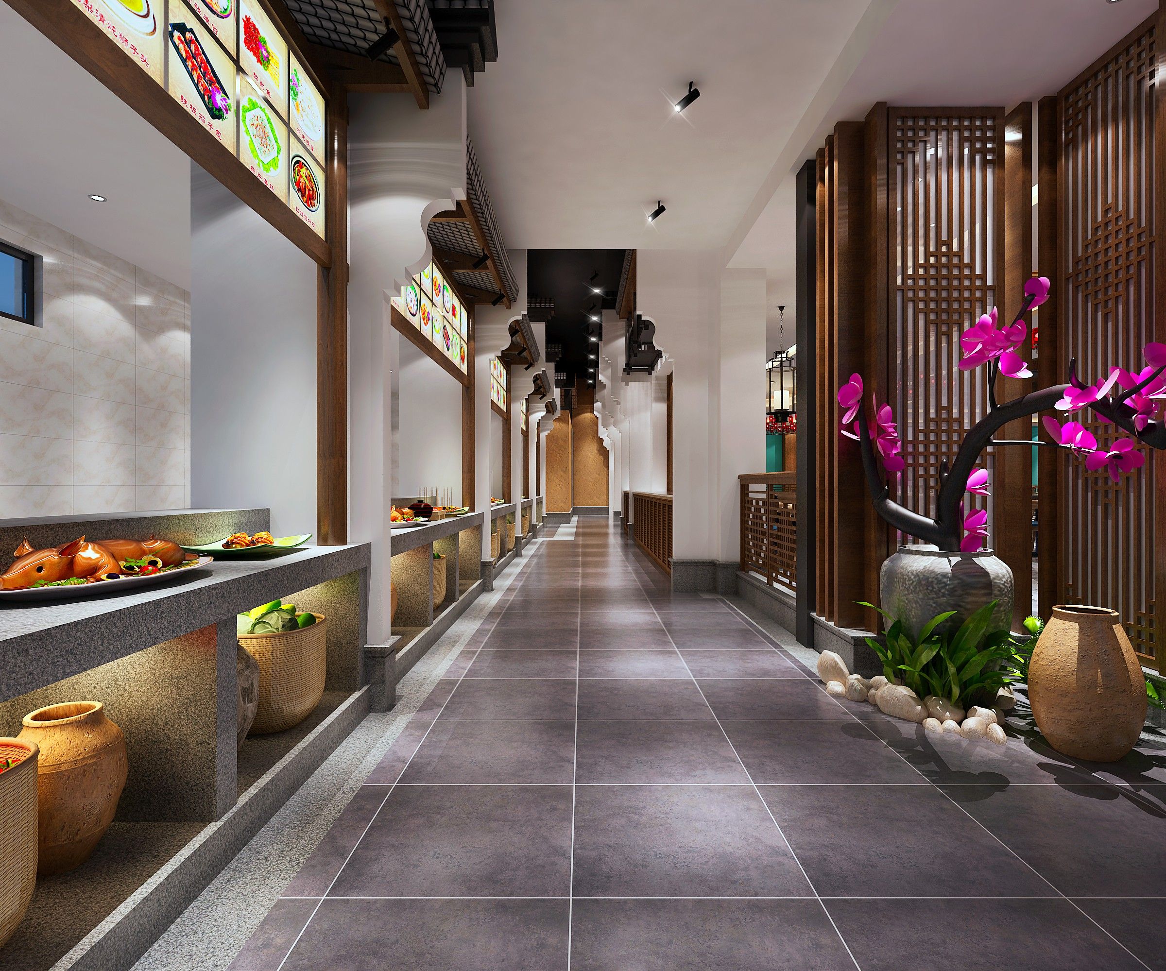 主题餐饮酒店装修效果图