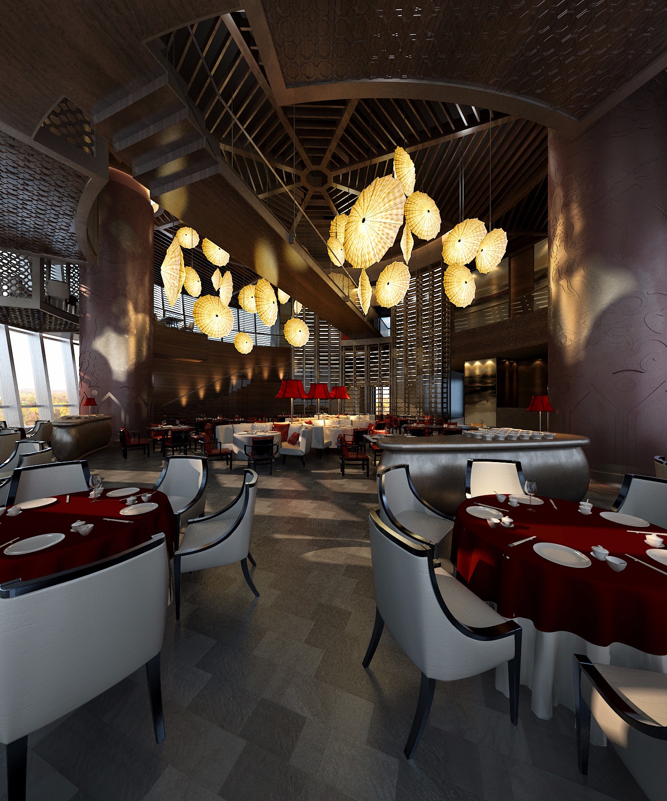 酒店餐厅装修设计效果图