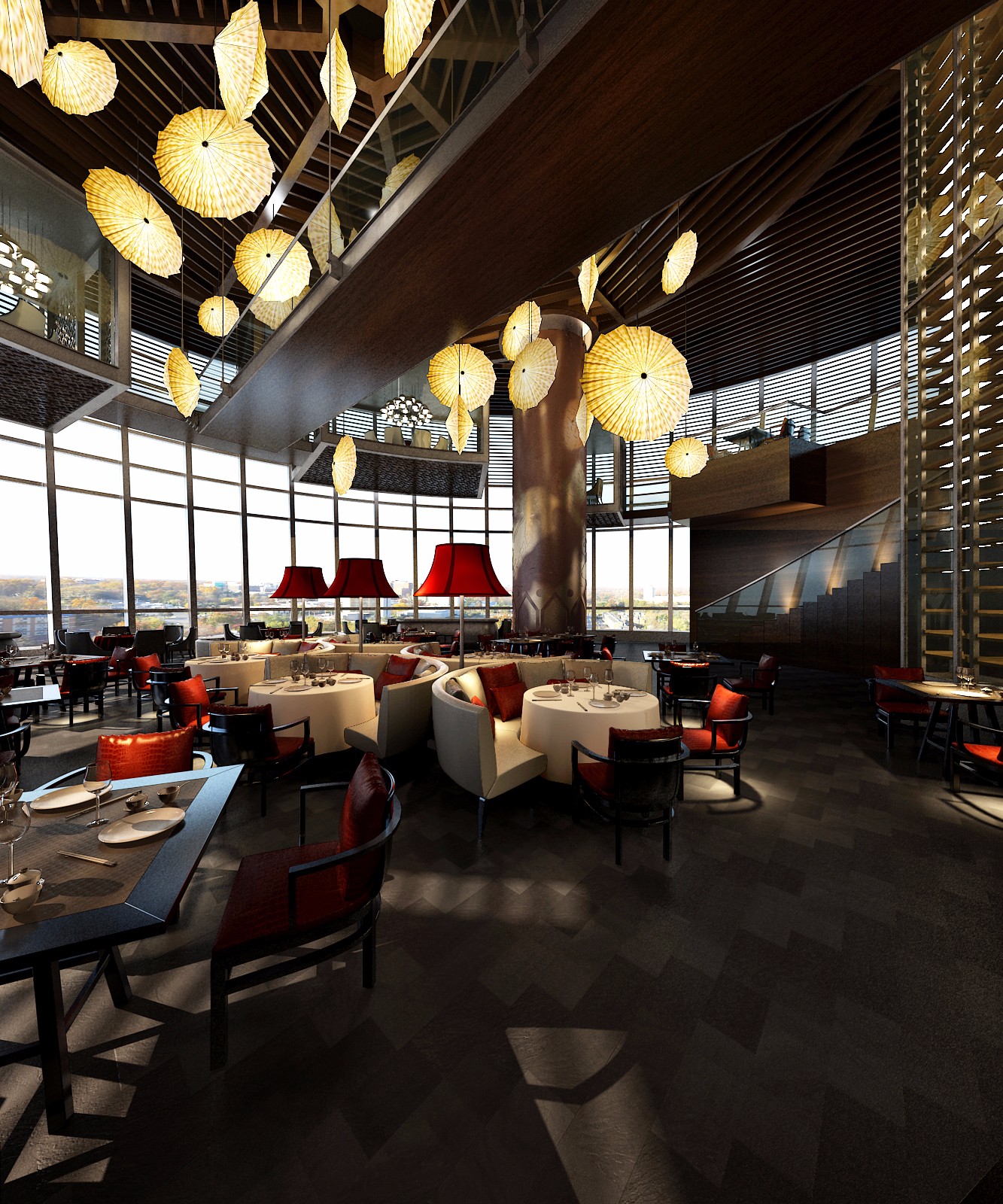 酒店餐厅装修设计效果图