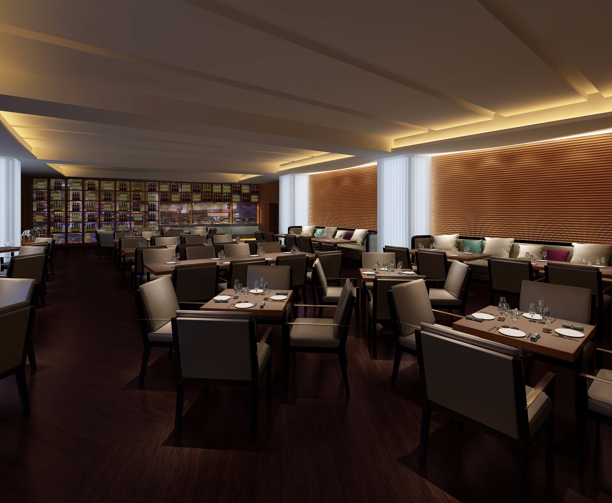 酒店餐厅装修设计效果图