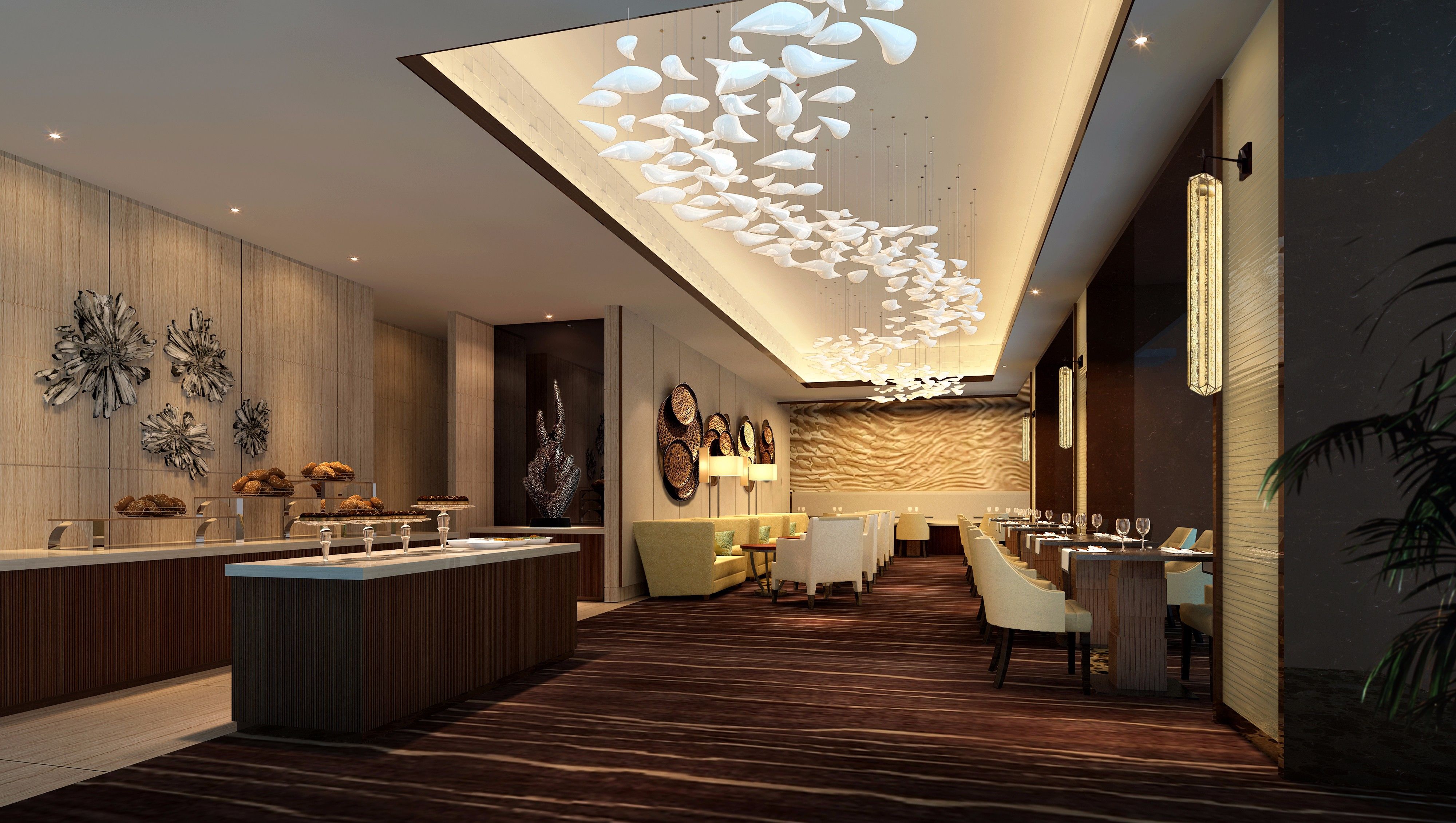 酒店餐厅装修设计效果图