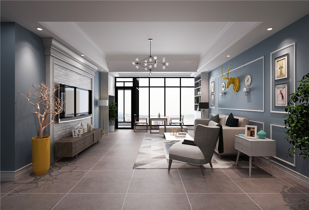 北欧风格家具北欧风格装修图片  114平米房子实景样板间 惠友荷园