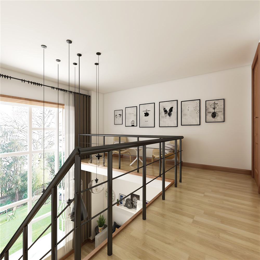 北欧风格书房装修图片 106平米房子实景样板间 绿都万和城