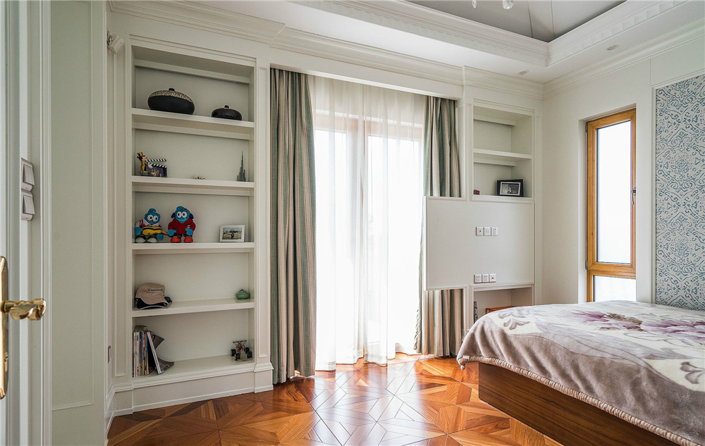 复式装修效果图 欧式风格189平米装修样板间 福德世家