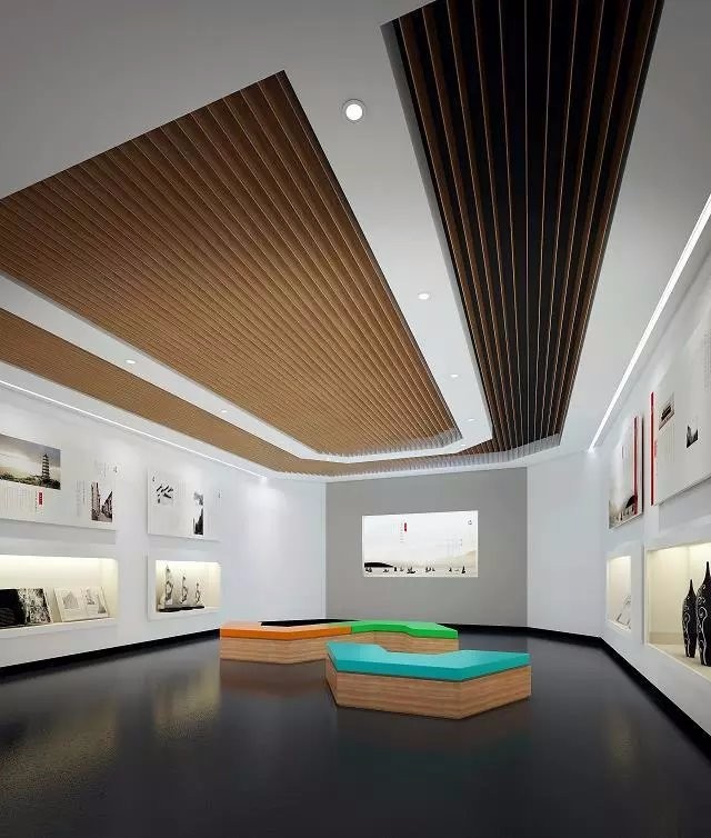 个性创意展厅装修效果图 展厅装修设计样板间图片 300平米
