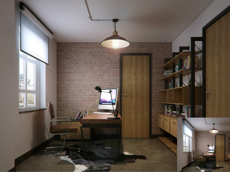 地中海风格复式装修设计效果图 125平米装修图片样板间图片