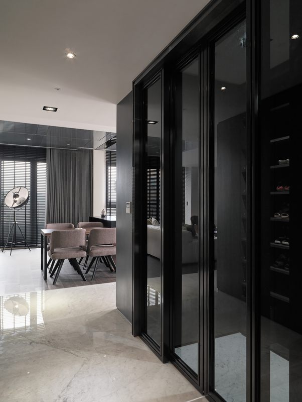 家庭装修房子效果图欣赏 工业风格装修设计样板间图片99平米二室二厅