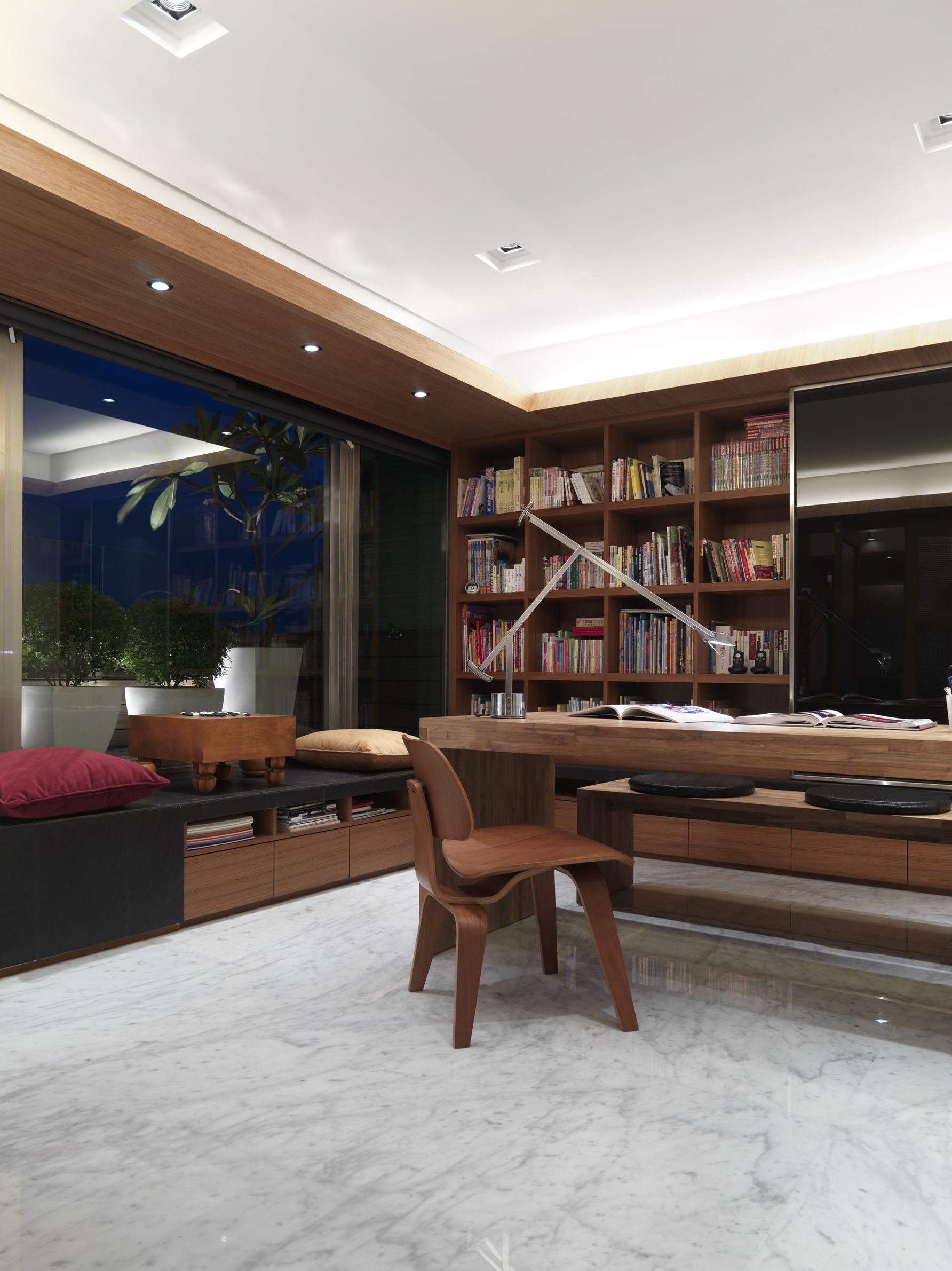 港式风格装修设计样板间图片 110平米两室装修效果图片