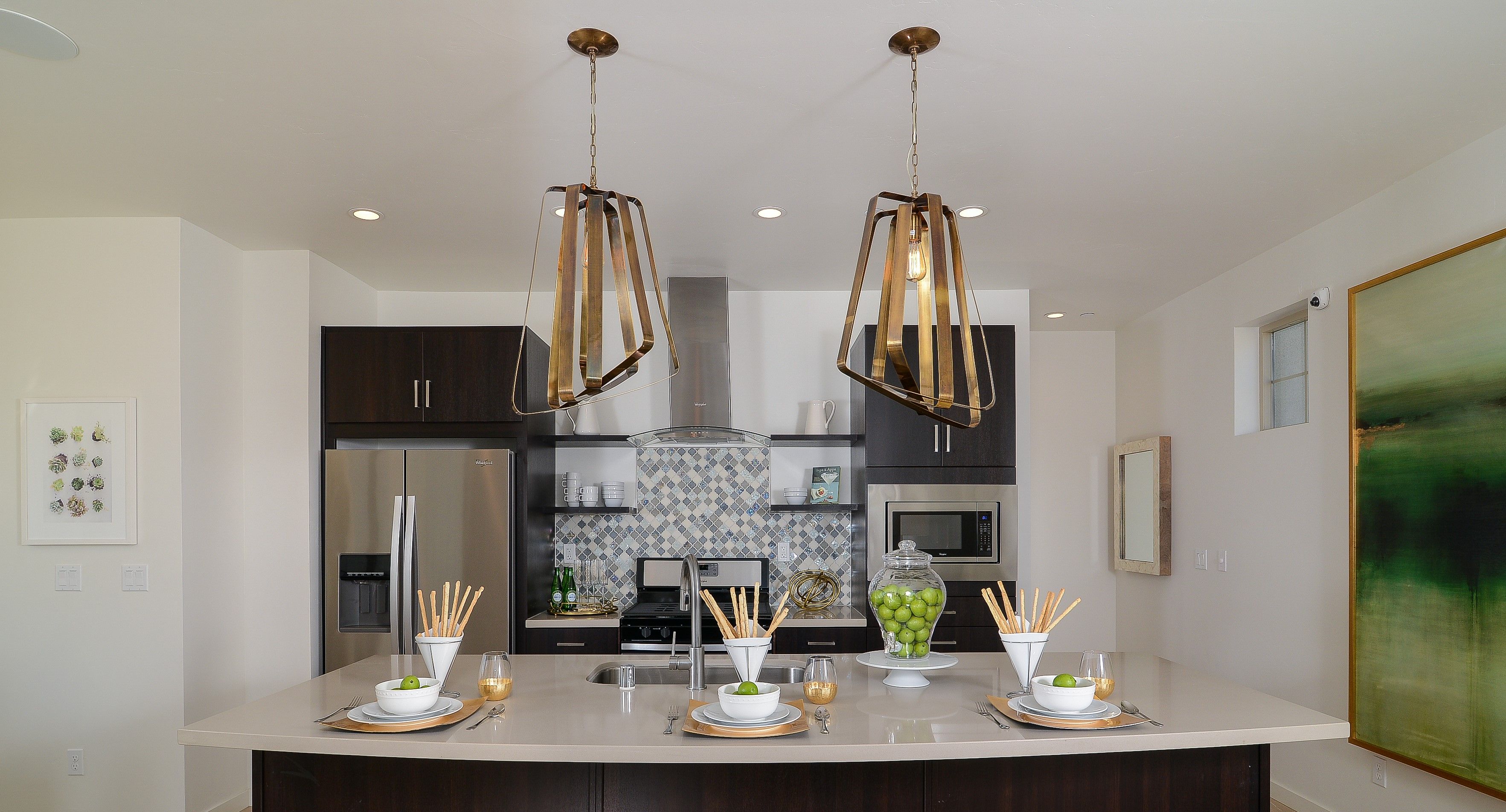 110平米二室二厅装修设计效果图片 田园风格装修设计实景案例