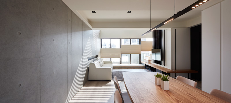 简约风格装修设计效果图片130平米 三室一厅装修设计样板间图片