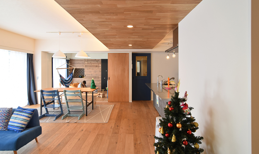 日式风格二室二厅装修设计样板间图片 120平米装修设计效果图片