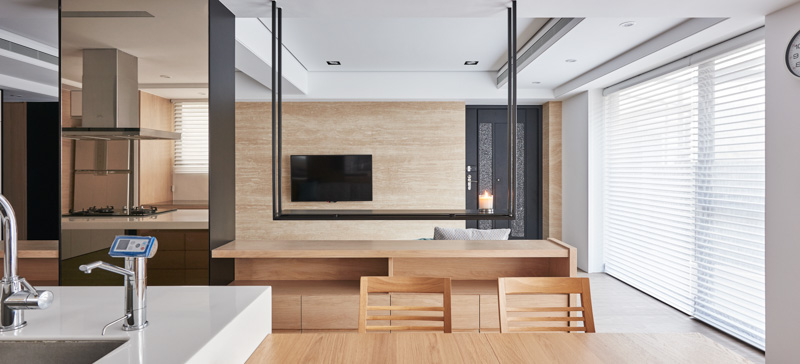 现代风格装修设计样板间图片 三室两厅136平米装修设计效果图片