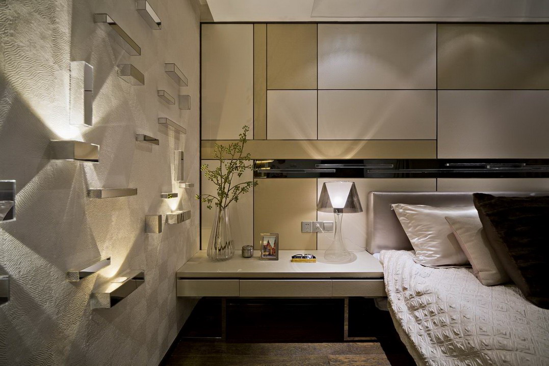 简约风格装修设计效果图片 136平米装修设计样板间图片 三室