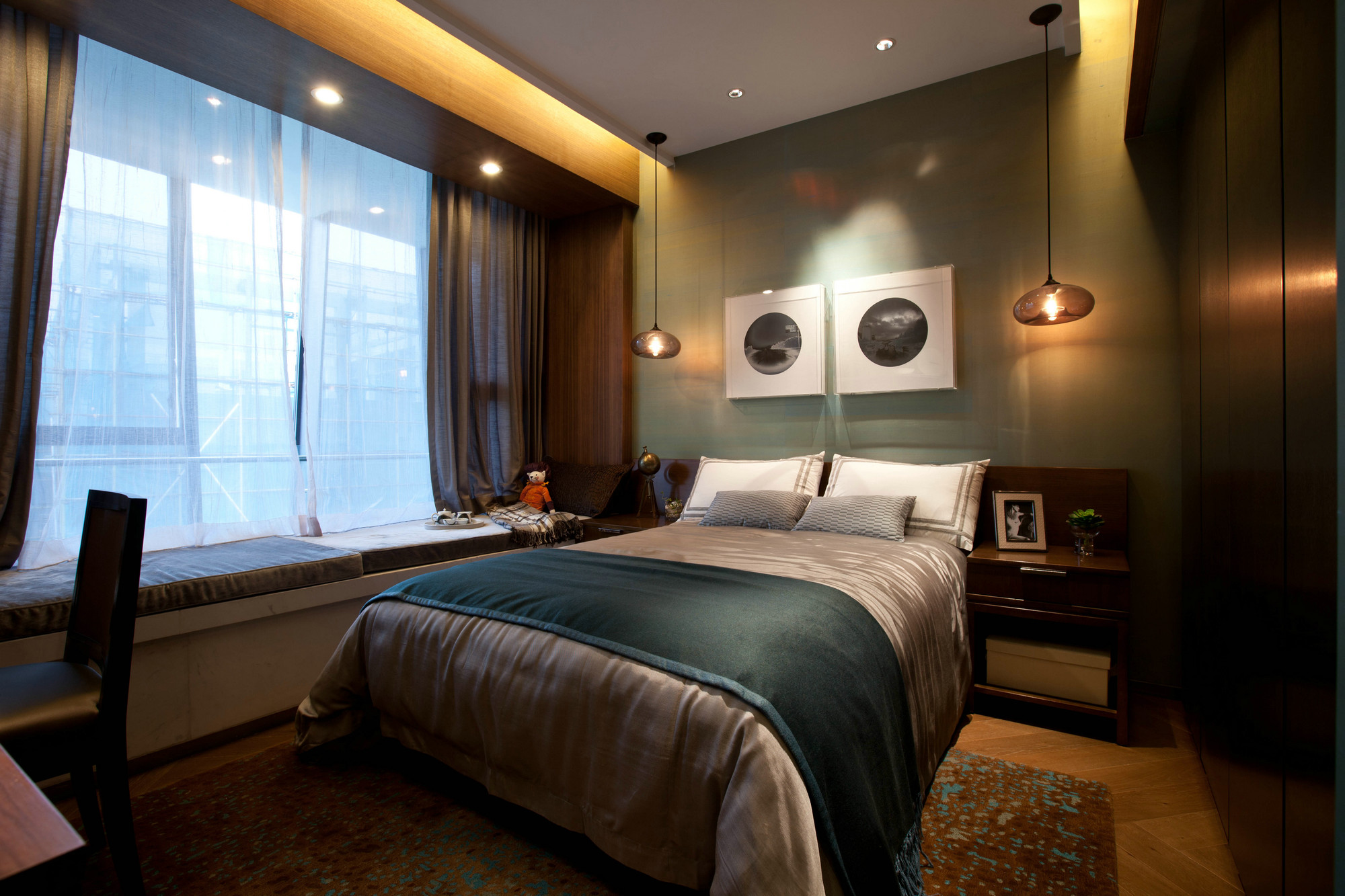 三室两厅装修设计效果图  现代风格装修设计案例图片134平米