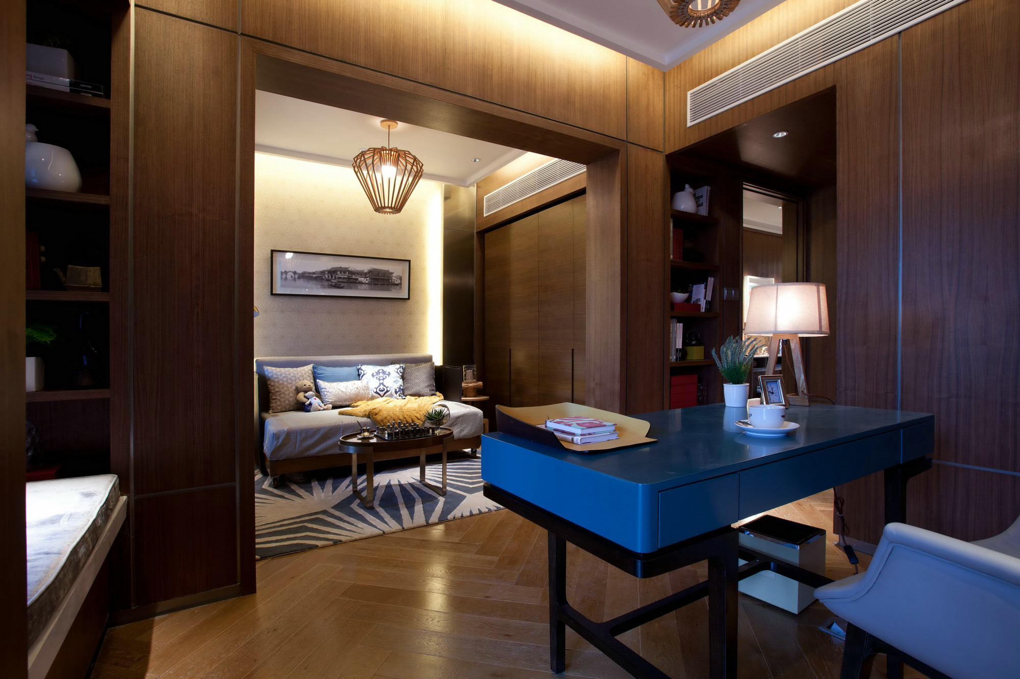 三室两厅装修设计效果图  现代风格装修设计案例图片134平米