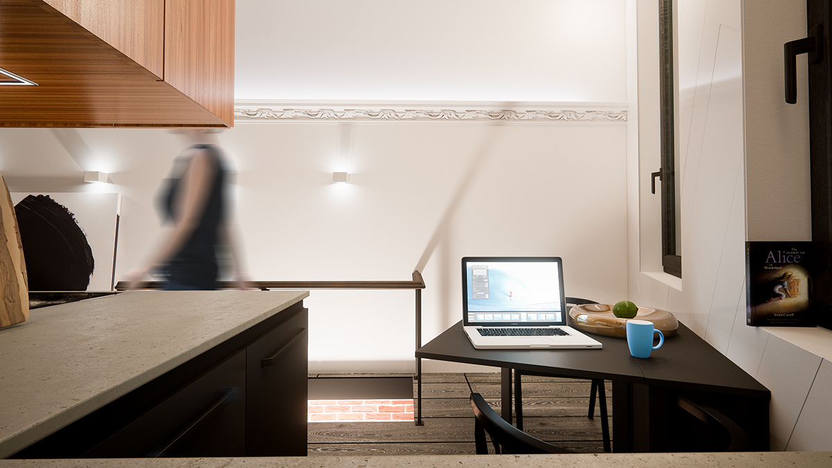 单身公寓装修设计样板间图片 116平米二室一厅装修效果图