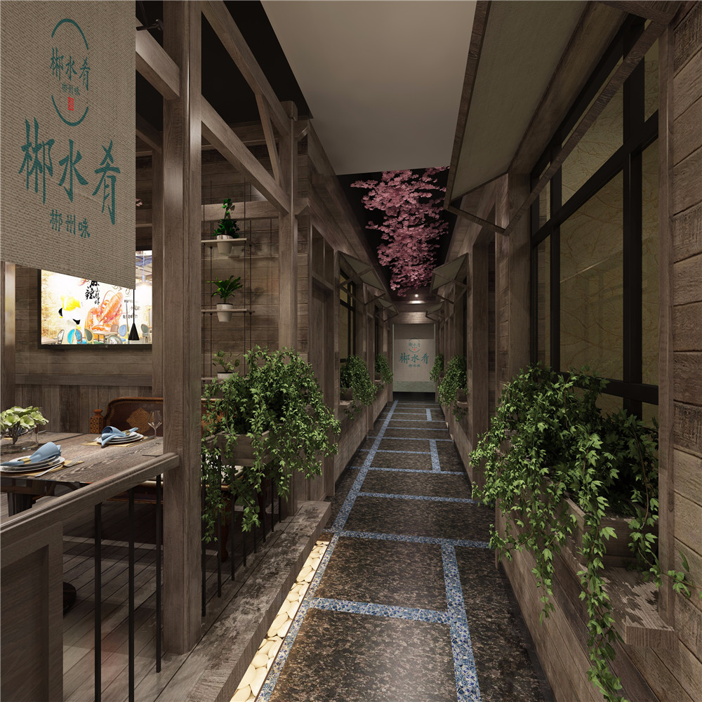 中餐厅装修效果图 中式古典风格300平米餐厅装修图片