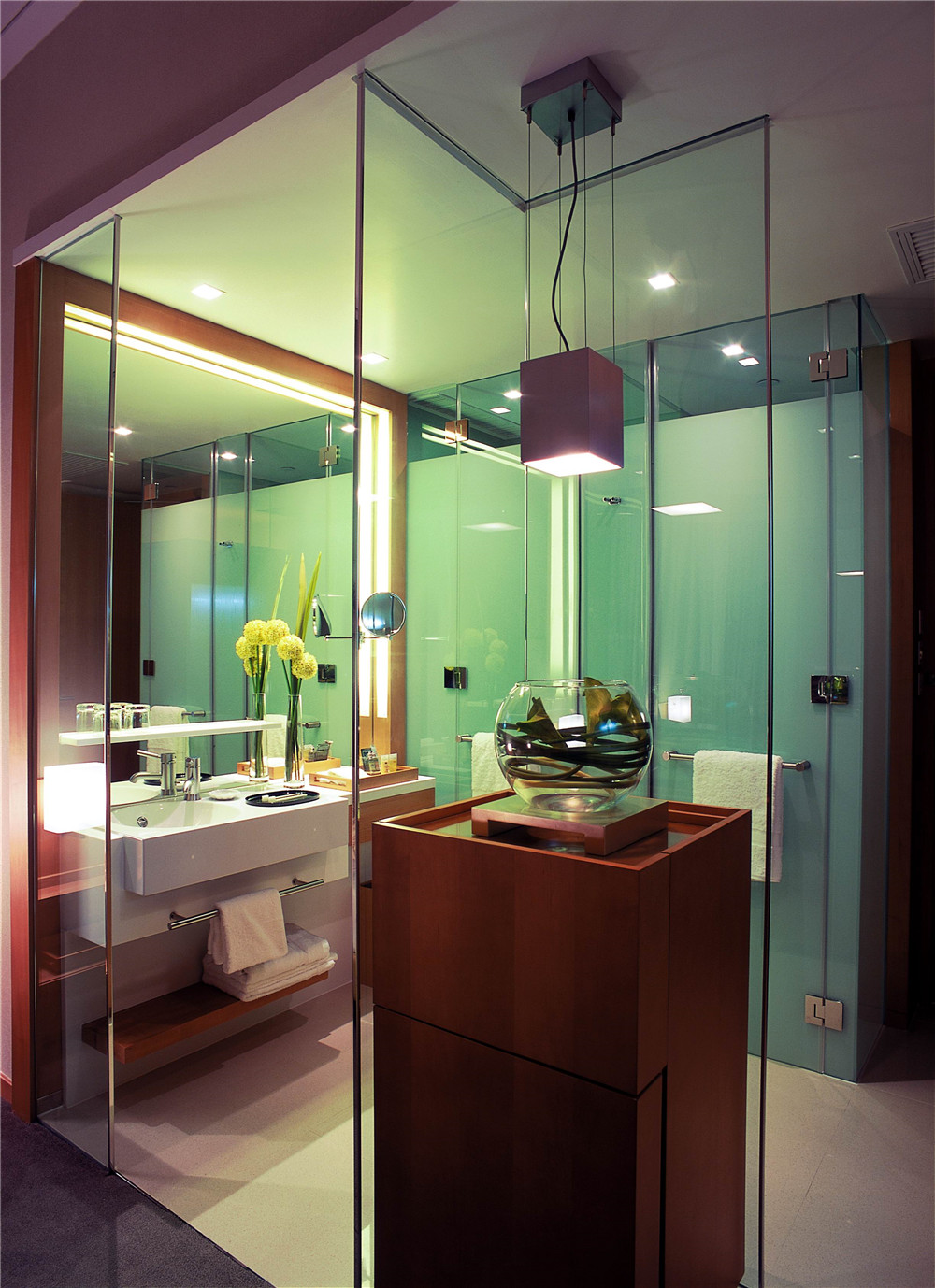 主卧室装修效果图 112平米房子装修图片  两室锦绣城市之光样板间