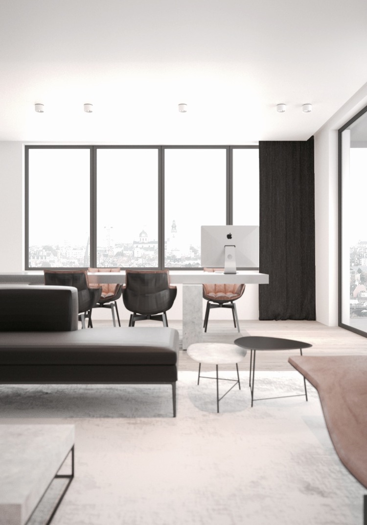 工业风整体装修图片 81平米房子实景样板间 尚枫澜湾