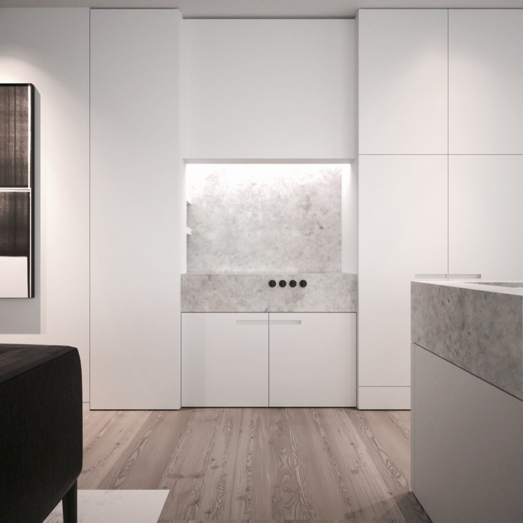 工业风整体装修图片 81平米房子实景样板间 尚枫澜湾