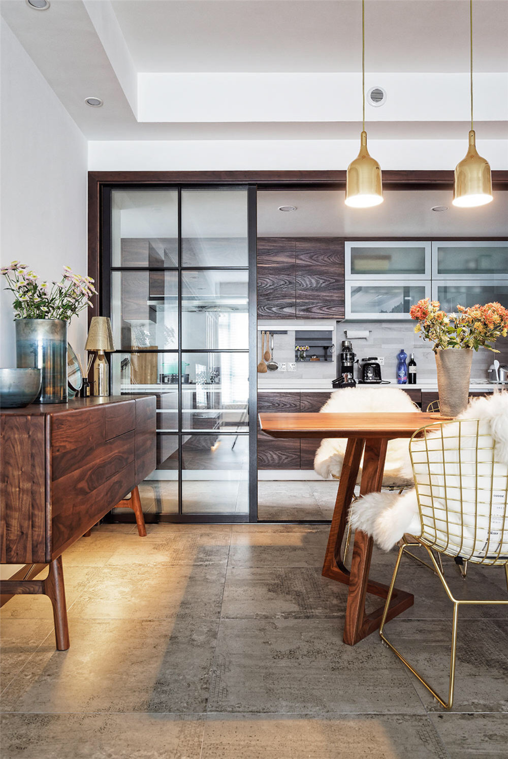 装修效果图100平方简单 田园风格装修图片厨房