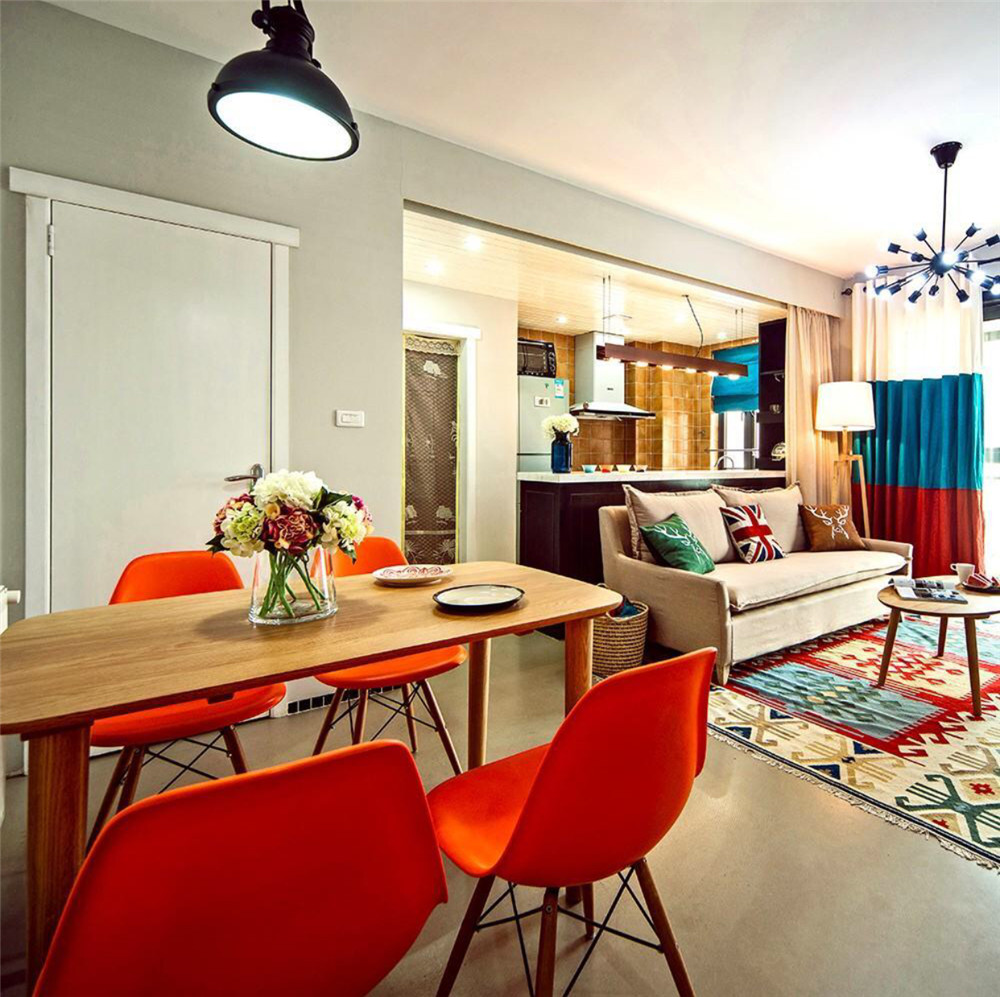 装修效果图100平方简单 田园风格装修图片厨房