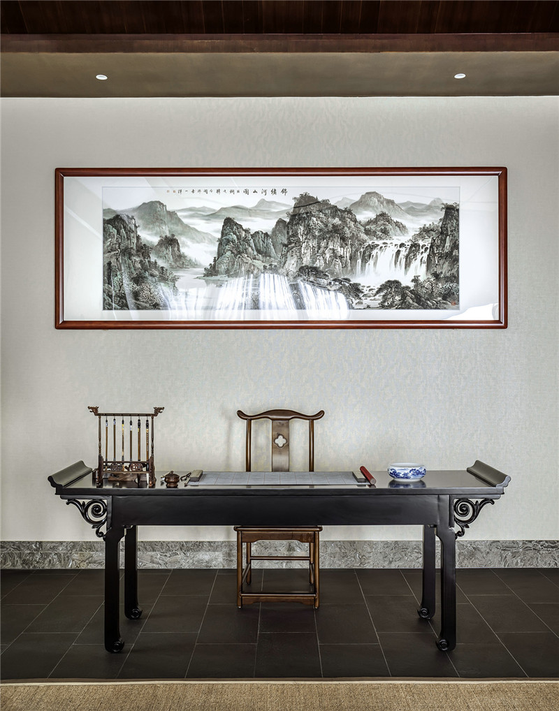 仿古茶楼装修图片 300平米古香古色茶楼装修效果图 中式风格