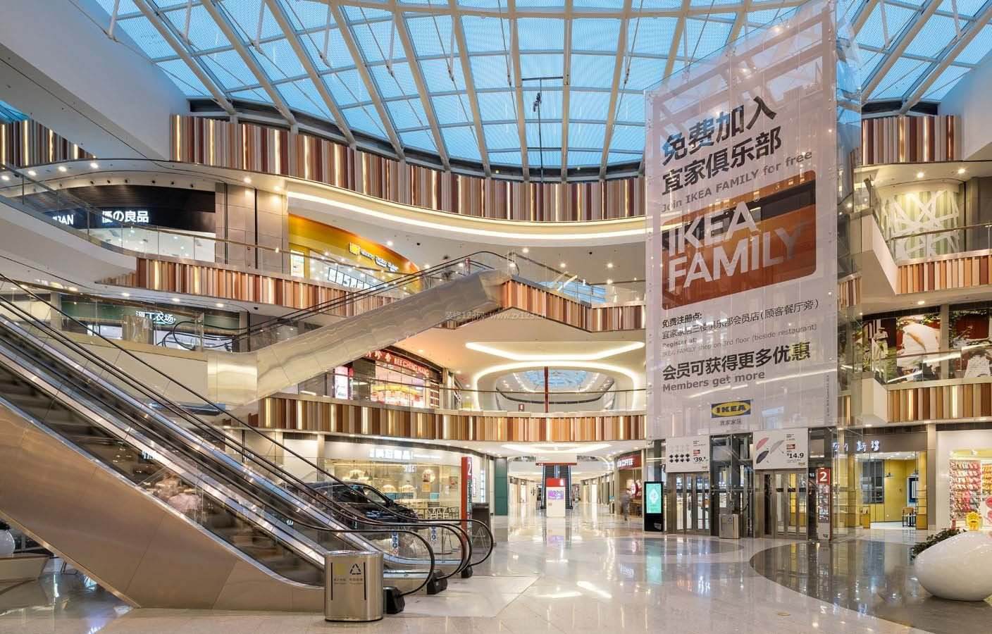 商城店铺装修效果图 1000平米商城里面服装店装修图片 